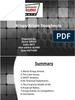 Krispy Kriem Doughnuts: Prepared By: Sanae DRISSI Sofia SBITI Alae Eddine ALAMI Sara Hafyane