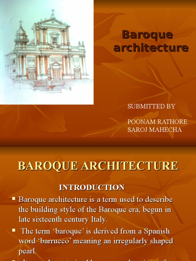 Characteristics of Baroque Architecture | PDF | Baroque | Architectural ...