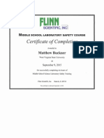 flinn safety certificate