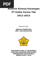 Download Analisa Laporan Keuangan PT Kalbe Farma Tbk by Angga Syahputra SN286832903 doc pdf
