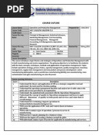 OPM Couse Outline Final Revision 04Aug2015 by CDR AZHAR-IRFAN ALI