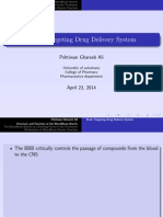 Cns Drug Delivery System by Pharmaceutics Means