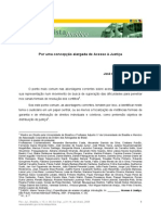 Por Uma Concoepção Alargada de Acesso À Justiça - JoseGeraldo - Rev90