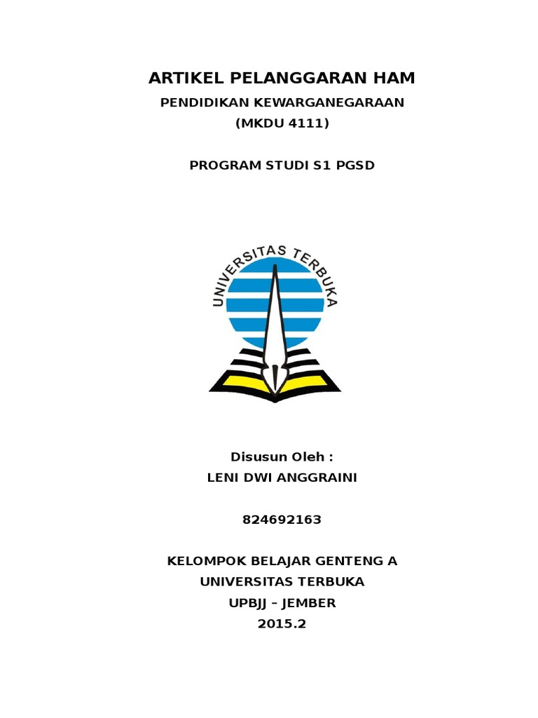 Contoh Artikel Januari 1972