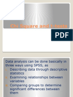 Chi Square and T-tests, Neelam Zafar & Group