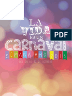 Programa - Semana AHG 2015 - La Vida Es Un Carnaval