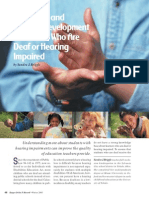 language and literacy devlopment in children who are deaf or hearing impaired