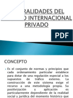 Derecho Internacional Privado - Generalidades