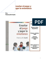 Enseñar juego, jugar enseñanza