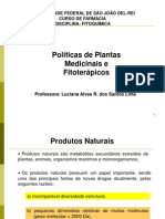 Politicas de Plantas Medicinais e Fitoterapicos