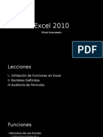 PresentaciónLecciones (I, II y III) NivelAvanzado