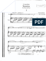 Burton, E Flute Sonatina Score