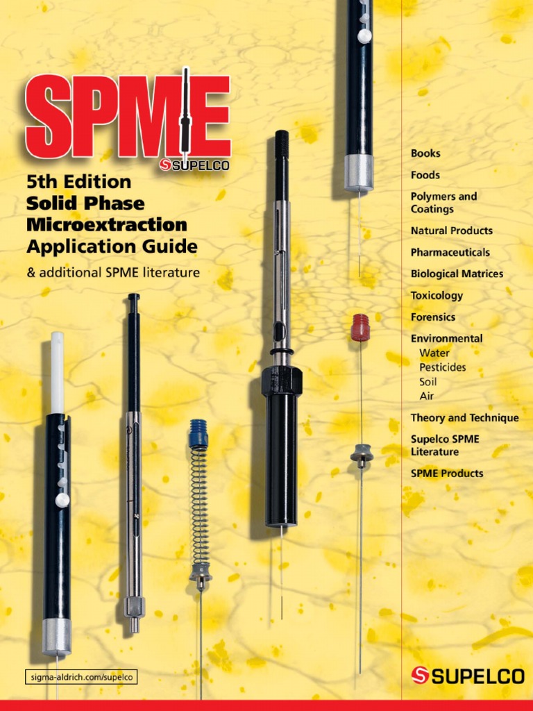 SPME Fiber Selection Guide Gas ChromatographyMass Spectrometry Gas