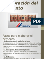 Elaboración Del Cemento