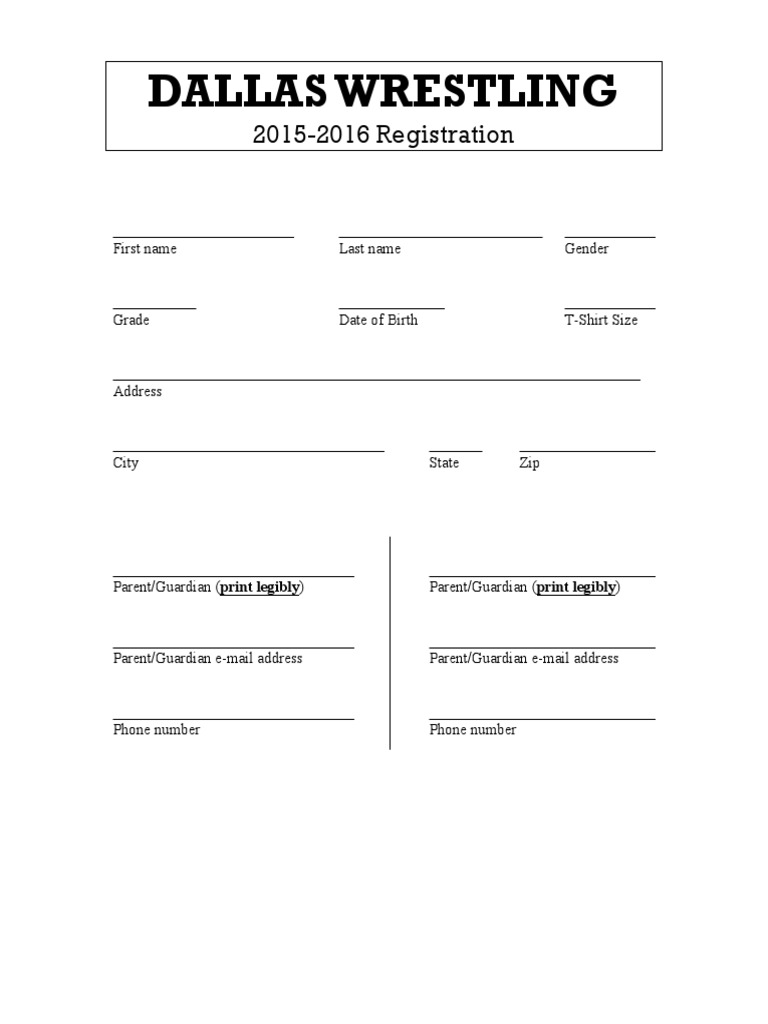 Registration Form | PDF