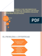 Respuesta Enzimática y de Crecimiento en Una Variedad