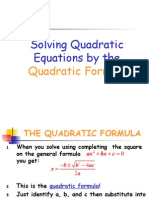 Quadratic Formua