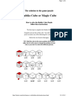 How to Solve Rubik's Cube in 6 Steps