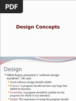 Design Concepts in Software Engineering