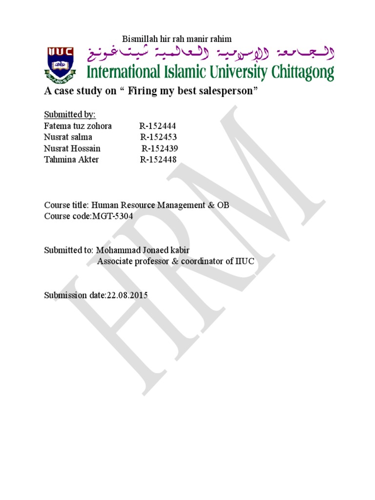 New Case Study | PDF | Employment | Layoff