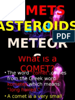 Comets Asteroids and Meteors