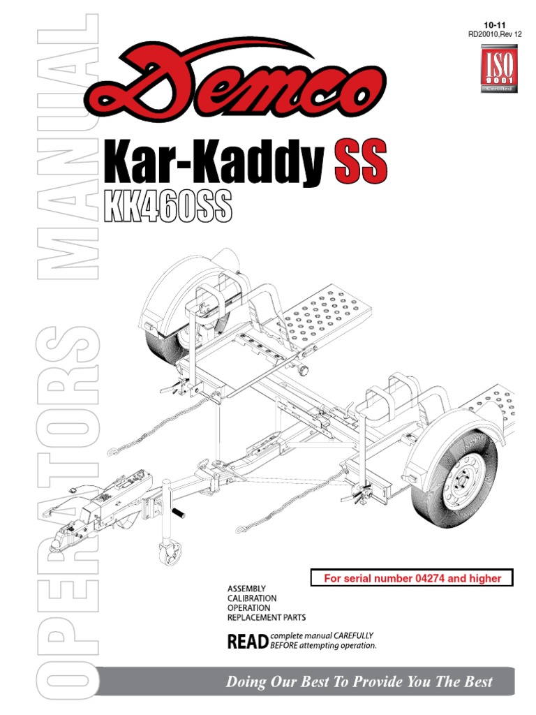 Car Dolly Illustrsated Parts Diagram | Tire (982 views)