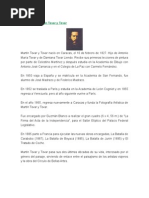 Biografía de Martín Tovar y Tovar