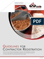 Register as Contractor - cidb Guidelines