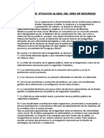 Cuadro de Situacion Global Del Area de Seguridad