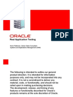 Oracle Real Applications Testing Overview by Kevin Patterson (Oracle)