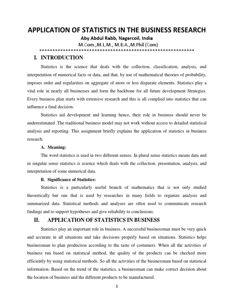 Application of Statistics in the Business Research.pdf Chi Squared