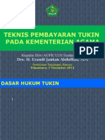 Tatacara Pembayaran Tunjangan Kinerja-Biro Aupk Uin