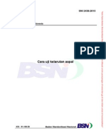 SNI 2438-2015 Cara Uji Kelarutan Aspal PDF