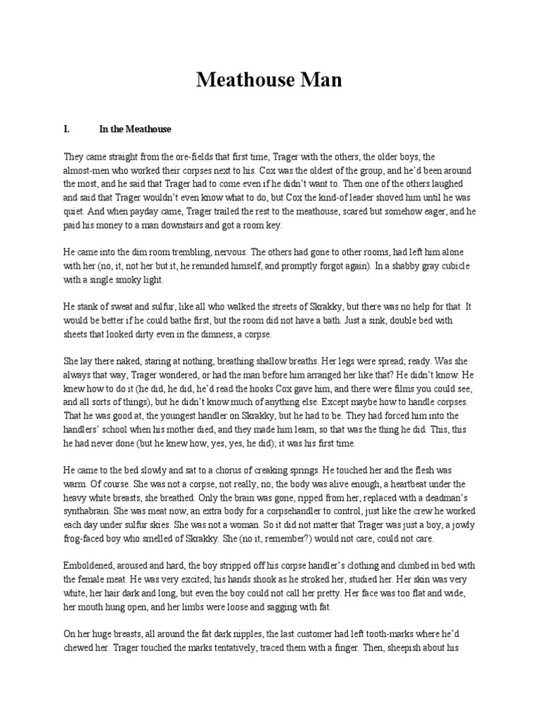 Meathouse Man PDF Nature