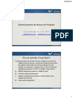 MBA Gestão de Projetos FGV - Gerenciamento de Riscos - v.1.2 - Jul2011 - Respostas - P PDF