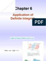 Chapter 6 Application of Definite Integrals
