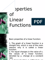 2.1 Properties of Linear Functions