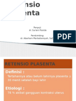 RETENSIO PLASENTA