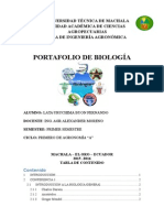 Lata Uruchima Byron 1ero Agronomía (A) Portafolio de Biología Completo