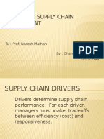 Drivers of Supply Chain Management FINAL