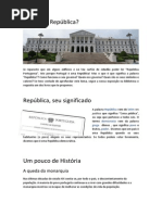 O que é a República?