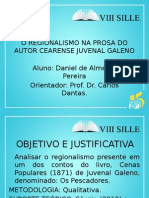 Regionalismo Na Prosa Do Autor Cearense Juvenal