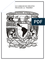 Práctica 5 Análisis de Circuitos Electricos en C