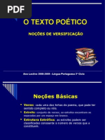 Nocoes de Versificacao 7ano