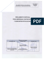 11. RO-GS-002 Reglamento de EECC y Subcontratistas Pelambres