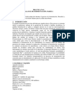 Determinación de etanol y glucosa en proceso fermentativo