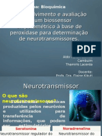 Desenvolvimento e avaliação de um biossensor amperométrico à base de peroxidase para determinação de neurotransmissores.