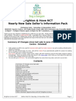 NCT Seller Information Pack Nearly New Sale 14 Nov 2015 