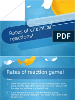 rates of reactions