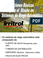 Nociones Básicas  para el  Diseño de  Sistemas de Riego Automático